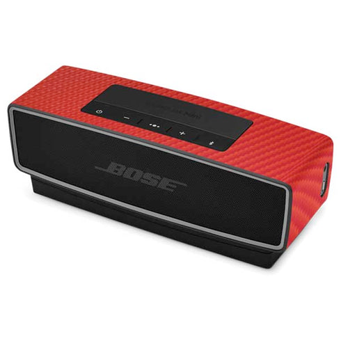 Red Carbon Fiber Specialty Texture Material Bose SoundLink Mini Speaker II Skin